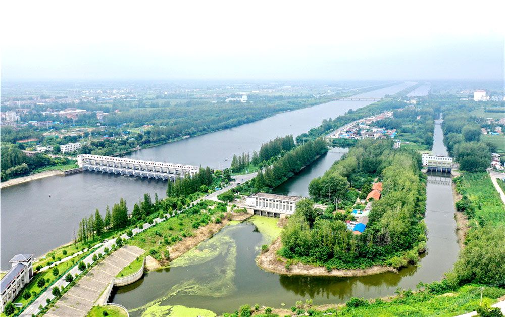 茨淮新河风景如画